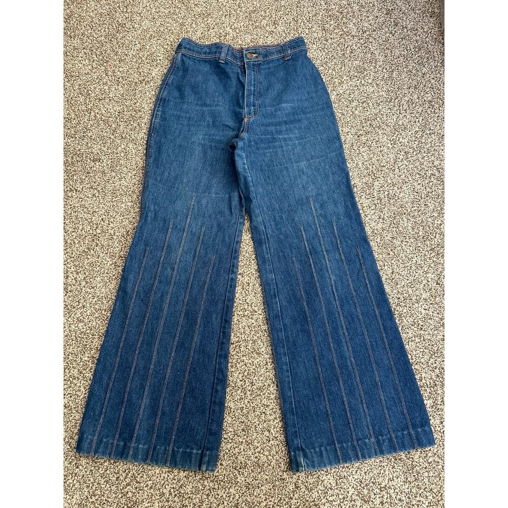 Vintage Wrangler Jeans Womens 13/14 Rare USA Made Western Cowboy Cowgirl - Picture 2 of 8